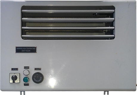 Wall-mounted electric heater